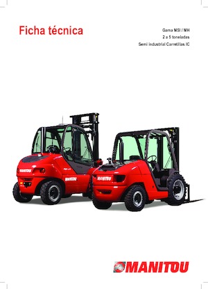 Rough terrain forkliftler Manitou MSI 25 T