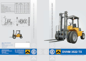 Rough Terrain Forklifts Desta DV 35 T4
