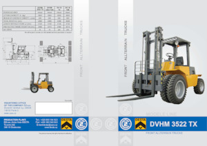 Rough Terrain Forklifts Desta DV 35 T4