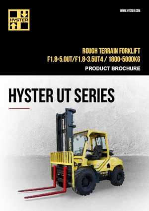 Rough Terrain Forklifts Hyster F3.5UT