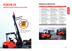 Rough terrain forkliftler Noblelift FE2RT25-Pb