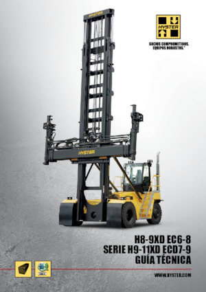 Rough Terrain Forklifts Hyster H8XD-EC6