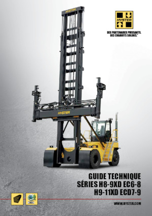 Rough terrain forkliftler Hyster H8XD-EC6