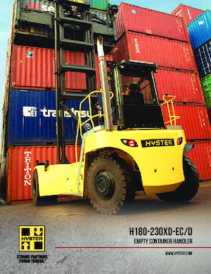 Rough Terrain Forklifts Hyster H210XD-ECD8
