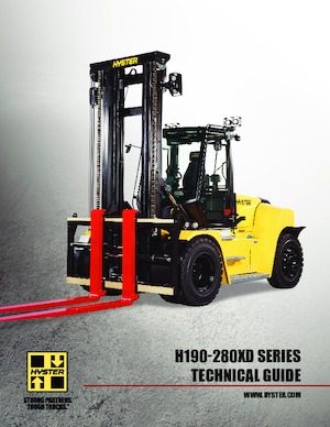 Rough Terrain Forklifts Hyster H210XD