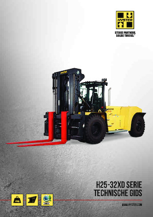 Rough terrain forkliftler Hyster H32XD9