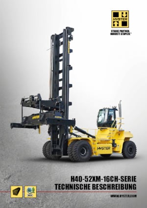 Rough Terrain Forklifts Hyster H40XM-16CH4