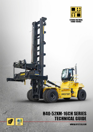 Rough Terrain Forklifts Hyster H40XM-16CH4