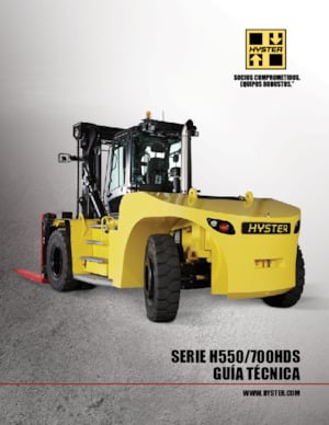 Rough Terrain Forklifts Hyster H550HDS