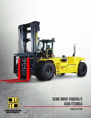Rough terrain forkliftler Hyster H900XDS48