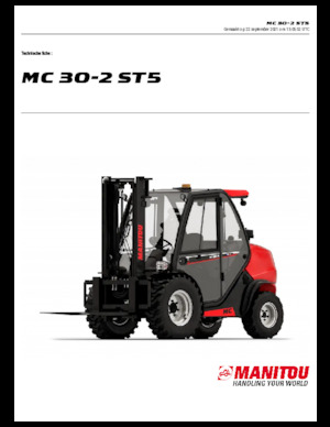 Rough Terrain Forklifts Manitou MC 30-2