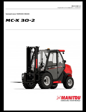 Rough terrain forkliftler Manitou MC 30-2