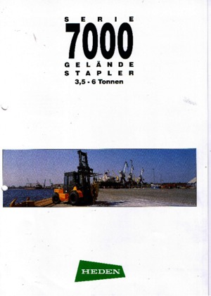 Rough terrain forkliftler Heden 7660