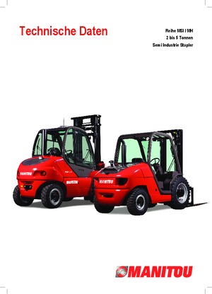 Rough terrain forkliftler Manitou MSI 20 T Buggie