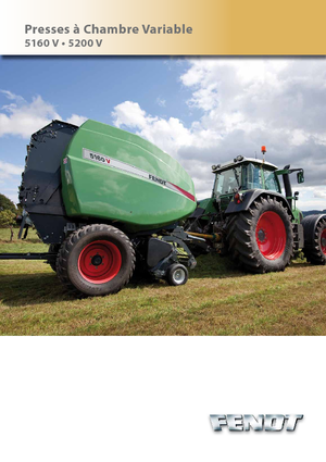 Yuvarlak balya yapıcılar Fendt 5160 V Rotor