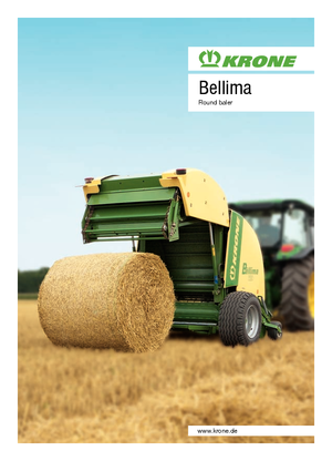 Round balers Krone Bellima F 130