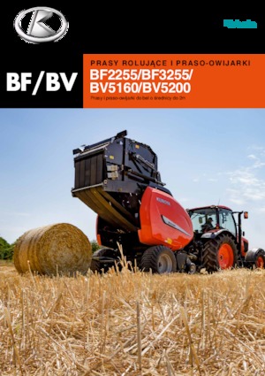 Yuvarlak balya yapıcılar Kubota BV5160 SC 14