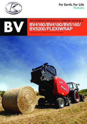 Yuvarlak balya yapıcılar Kubota BV5160 SC 14