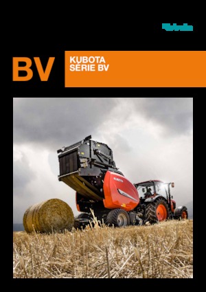 Yuvarlak balya yapıcılar Kubota BV5160 SC 14