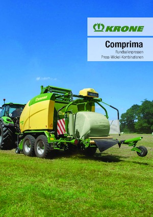 Round balers Krone Comprima CV 150 XC