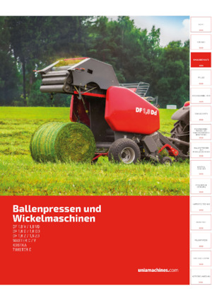 Round balers Unia DF 1.7 Z 