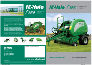 Round balers McHale F 5500