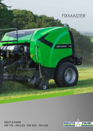 Round balers DEUTZ-FAHR FixMaster 335