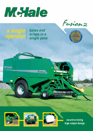 Round balers McHale Fusion