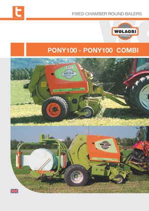 Round balers Wolagri Pony 100