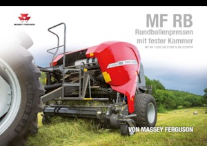 Yuvarlak balya yapıcılar Massey Ferguson RB 1125F