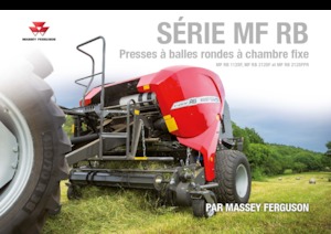 Yuvarlak balya yapıcılar Massey Ferguson RB 1125F