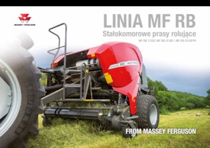 Yuvarlak balya yapıcılar Massey Ferguson RB 1125F