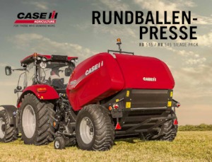 Yuvarlak balya yapıcılar Case IH RB545