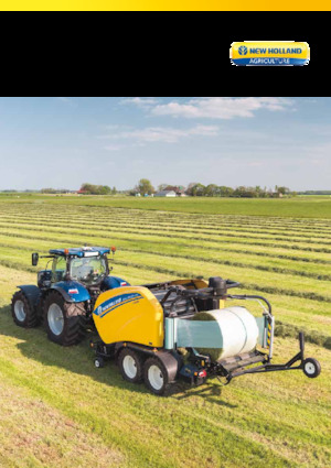 Yuvarlak balya yapıcılar New Holland Roll Baler 125 Combi