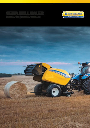 Yuvarlak balya yapıcılar New Holland Roll Baler 125 Combi