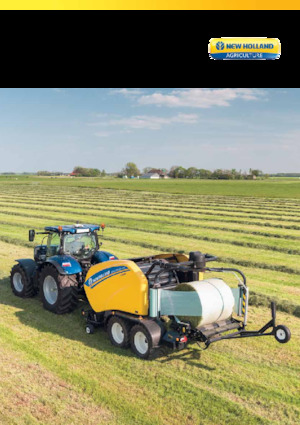 Yuvarlak balya yapıcılar New Holland Roll Baler 125 Combi
