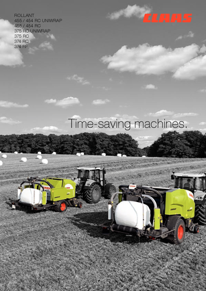 Yuvarlak balya yapıcılar Claas Rollant 375 RC