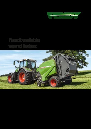 Round balers Fendt Rotana 160 V Combi