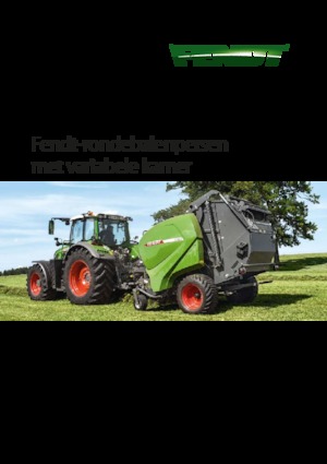 Round balers Fendt Rotana 160 V Combi