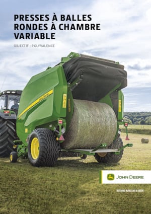 Yuvarlak balya yapıcılar John Deere V461M