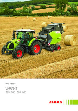 Round balers Claas Variant 580 RC Pro