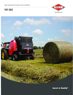 Yuvarlak balya yapıcılar Kuhn VB 560