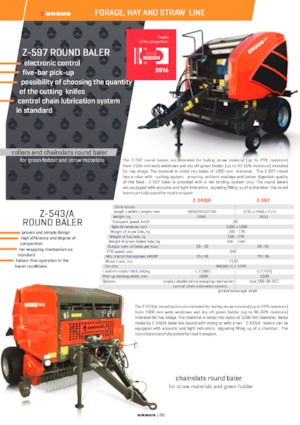 Round balers Ursus Z 543 A