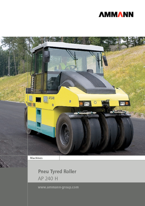 Rubber-wheeled Rollers Ammann AP 240 H