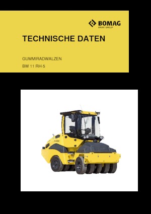 Rubber-wheeled Rollers Bomag BW 11 RH 5