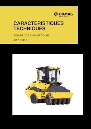 Rubber-wheeled Rollers Bomag BW 11 RH 5