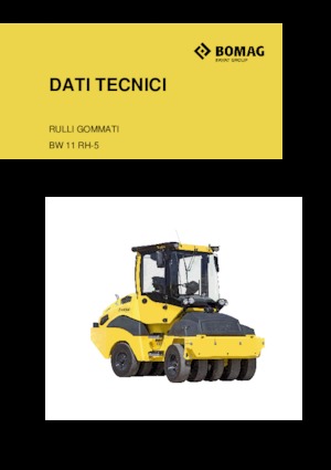 Rubber-wheeled Rollers Bomag BW 11 RH 5