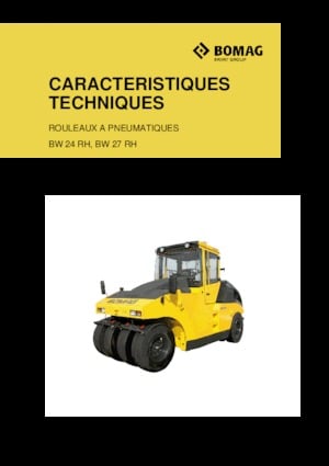 Rubber-wheeled Rollers Bomag BW 27 RH