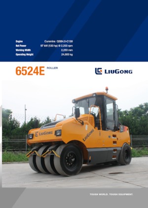 Rubber-wheeled Rollers Liugong 6524E