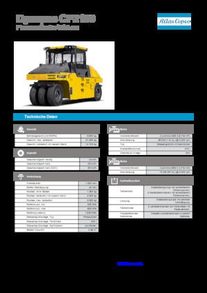 Rubber-wheeled Rollers Dynapac CP 2100